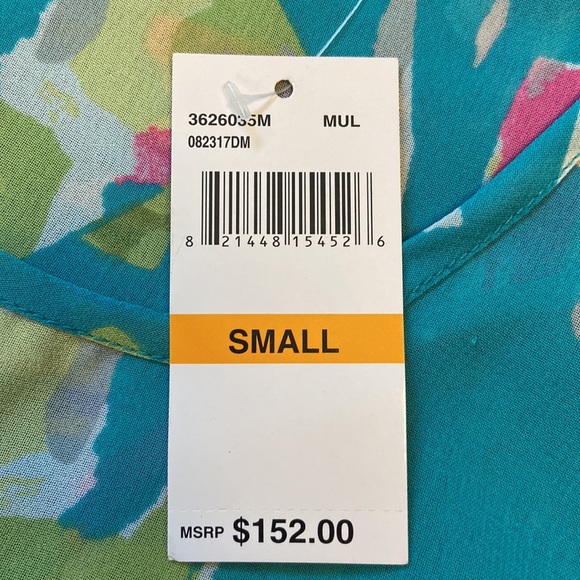 NWT Kaktus sheer beachwear dress/ swimsuit cover up size small - Picture 5 of 8